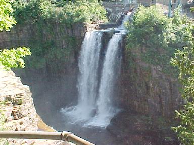 Falls at head of Ausable Chasm